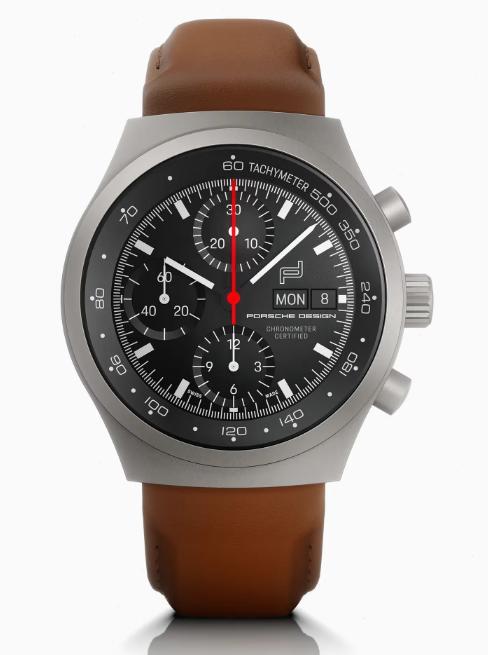 Review Porsche Design Chronograph 1 – All Titanium Numbered Edition with leather strap WAP07105826LBC watch Price